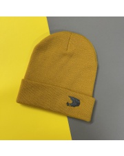 Czapka zimowa motocyklowa żółta + grafitowy kask