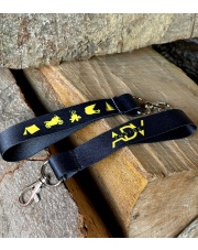Breloczek do kluczy mini czarny